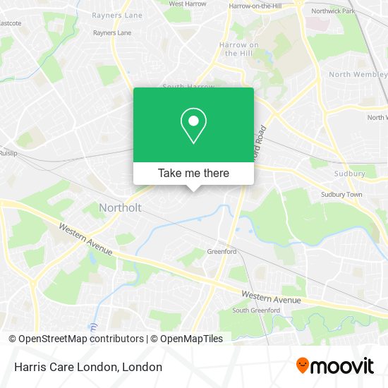 Harris Care London map