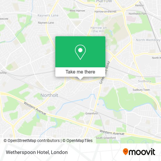 Wetherspoon Hotel map