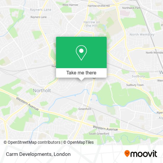 Carm Developments map