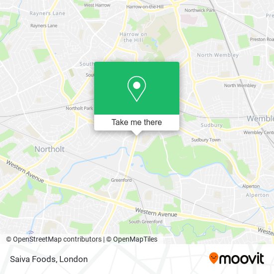 Saiva Foods map