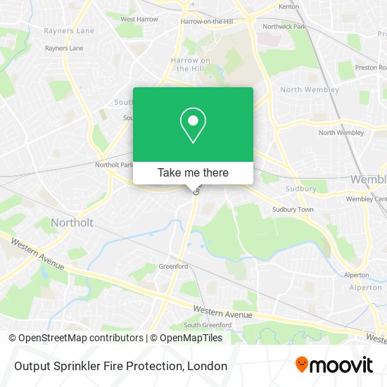 Output Sprinkler Fire Protection map