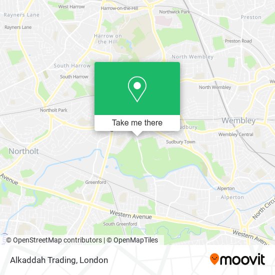 Alkaddah Trading map