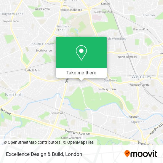 Excellence Design & Build map