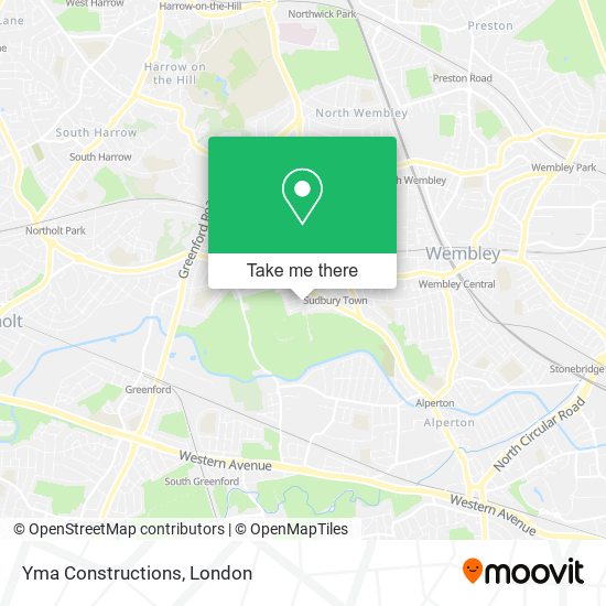 Yma Constructions map