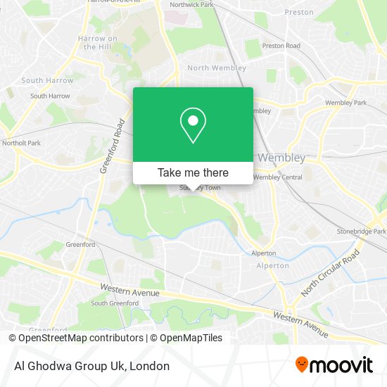 Al Ghodwa Group Uk map