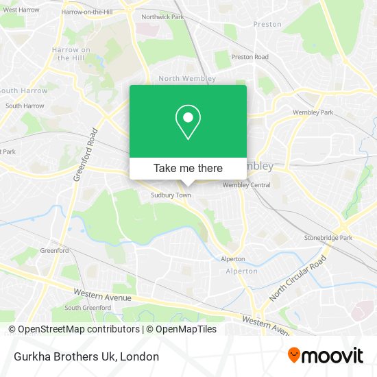 Gurkha Brothers Uk map