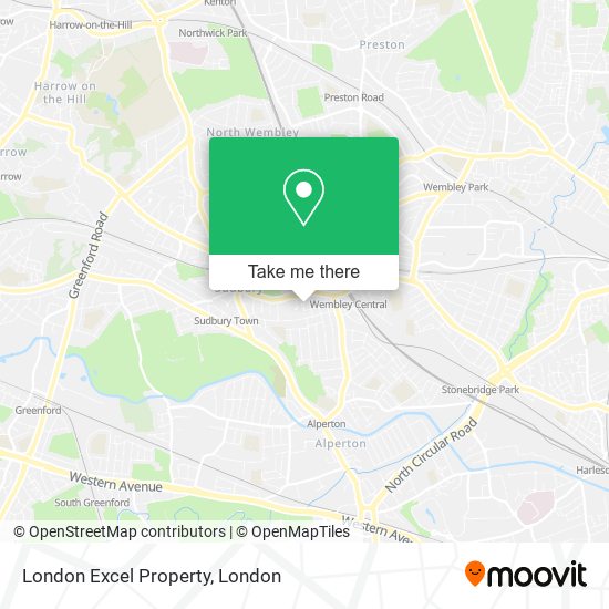 London Excel Property map