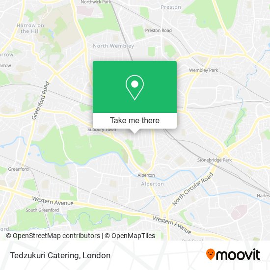 Tedzukuri Catering map