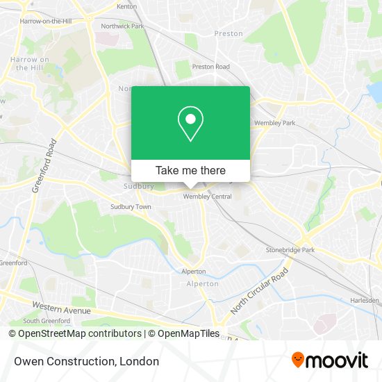 Owen Construction map