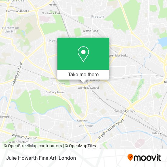 Julie Howarth Fine Art map