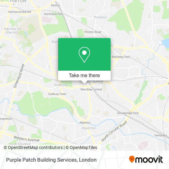Purple Patch Building Services map