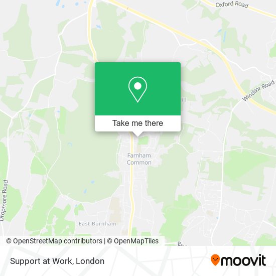 Support at Work map