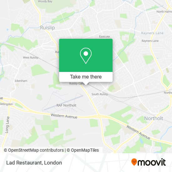 Lad Restaurant map