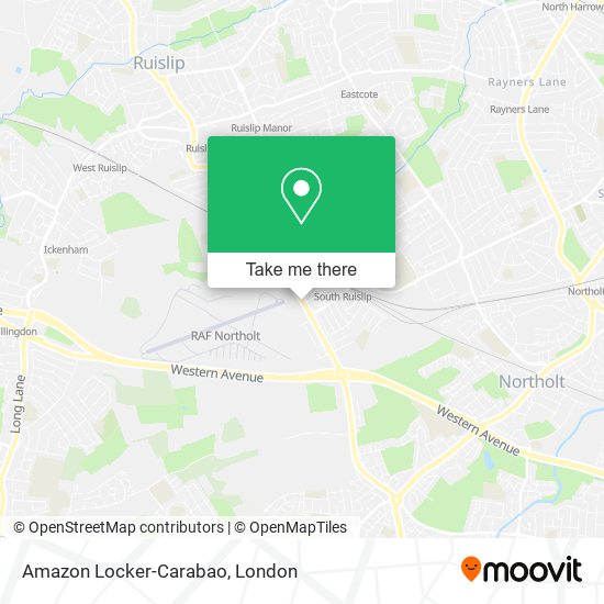 Amazon Locker-Carabao map