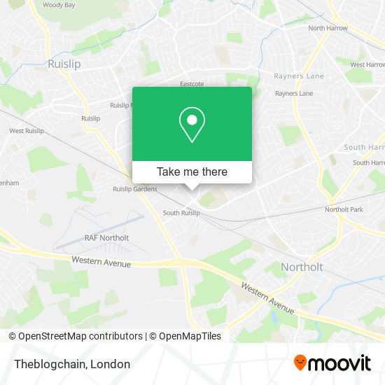 Theblogchain map