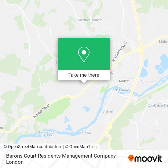 Barons Court Residents Management Company map