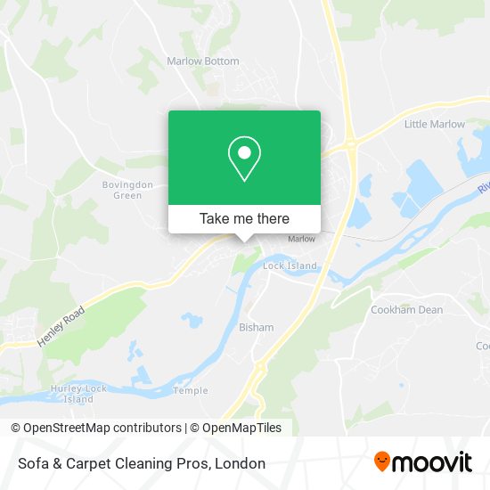 Sofa & Carpet Cleaning Pros map