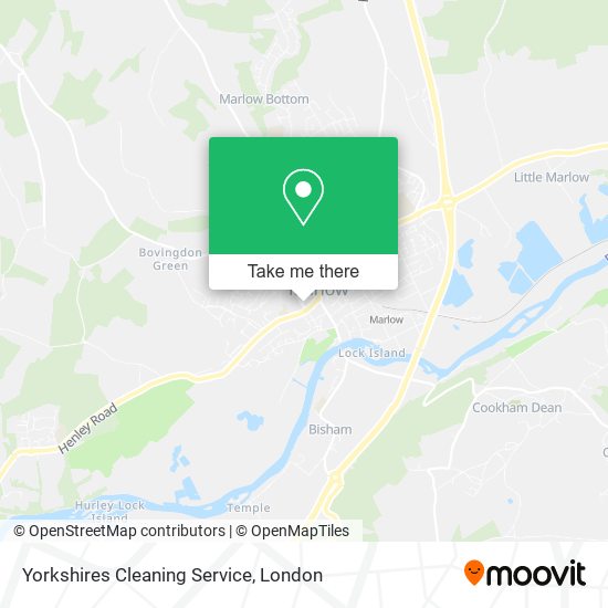 Yorkshires Cleaning Service map