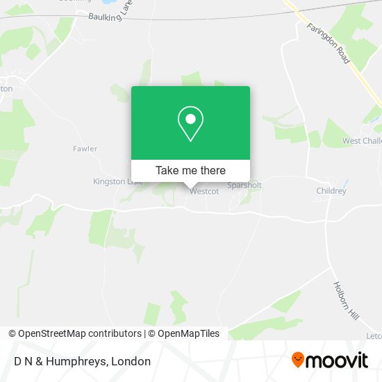 D N & Humphreys map