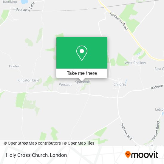Holy Cross Church map