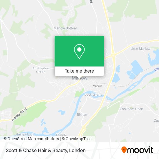 Scott & Chase Hair & Beauty map
