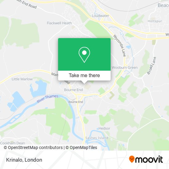 Krinalo map