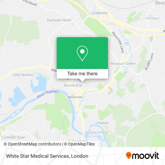 White Star Medical Services map