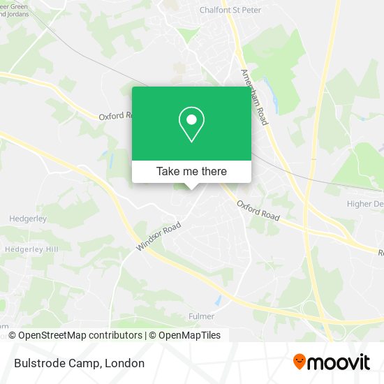 Bulstrode Camp map