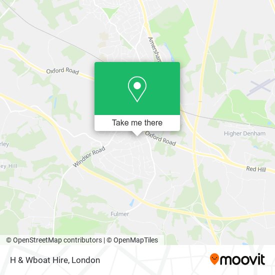 H & Wboat Hire map
