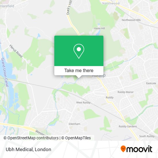 Ubh Medical map