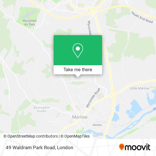 49 Waldram Park Road map