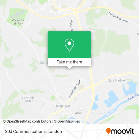 SJJ Communications map