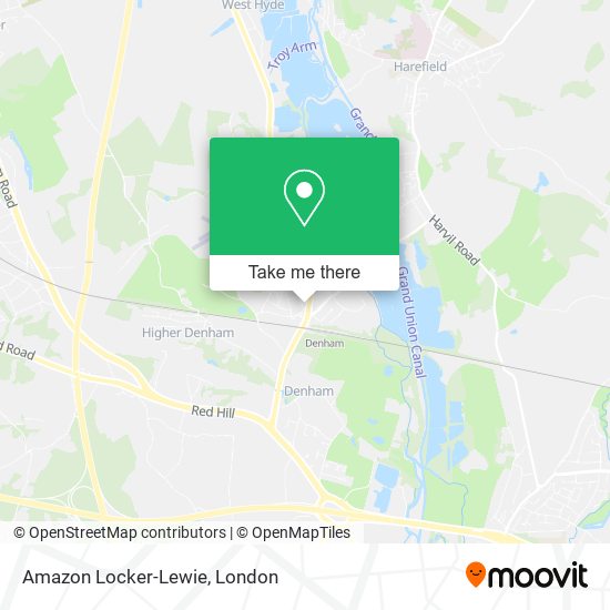 Amazon Locker-Lewie map