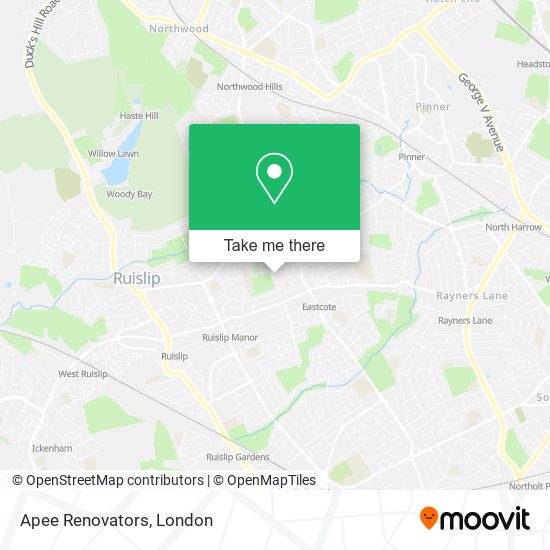 Apee Renovators map