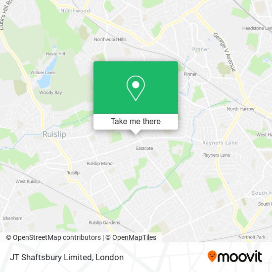 JT Shaftsbury Limited map