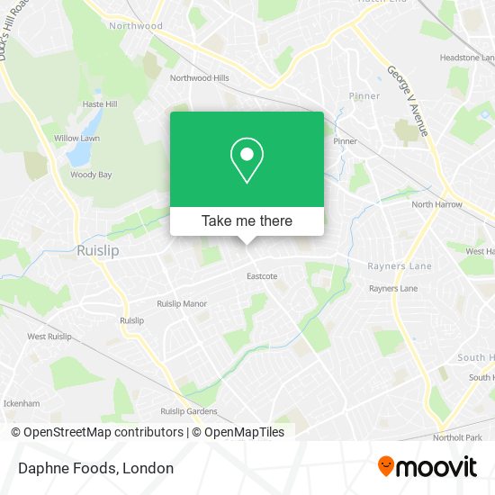 Daphne Foods map