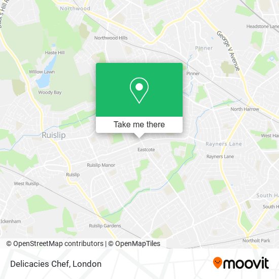 Delicacies Chef map