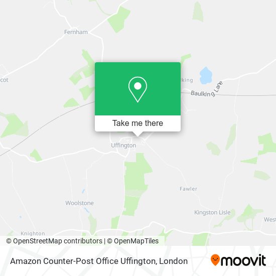 Amazon Counter-Post Office Uffington map
