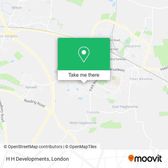 H H Developments map