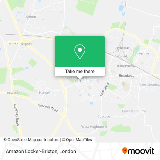 Amazon Locker-Brixton map
