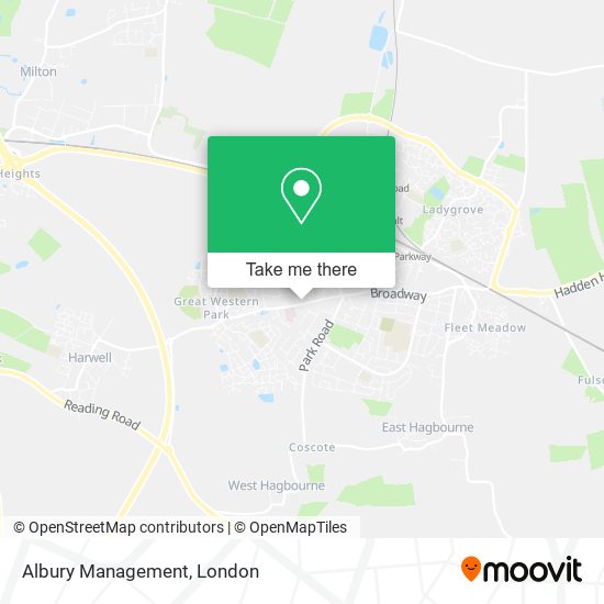 Albury Management map