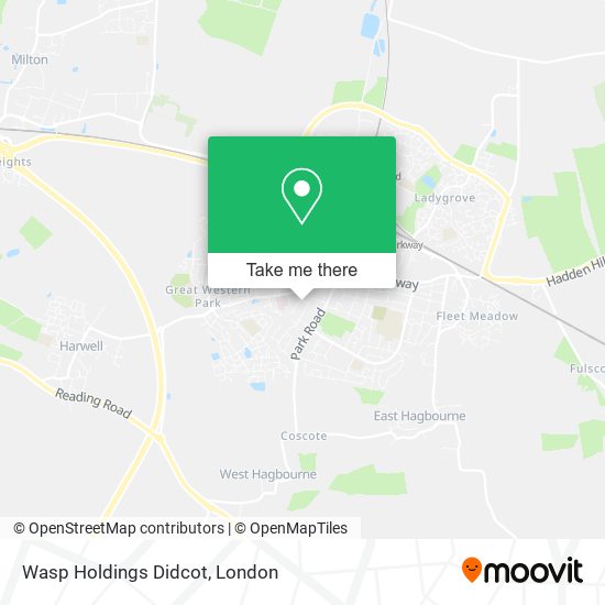 Wasp Holdings Didcot map