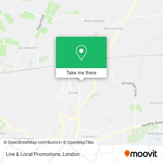 Live & Local Promotions map