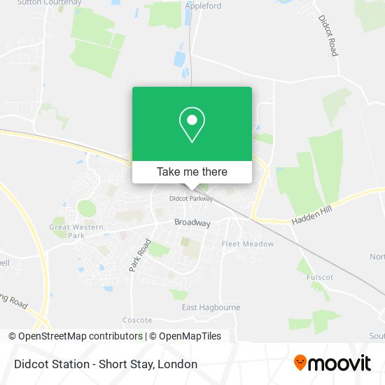 Didcot Station - Short Stay map