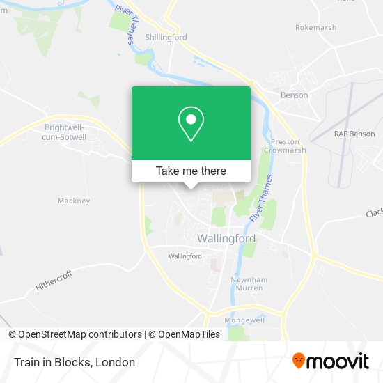 Train in Blocks map
