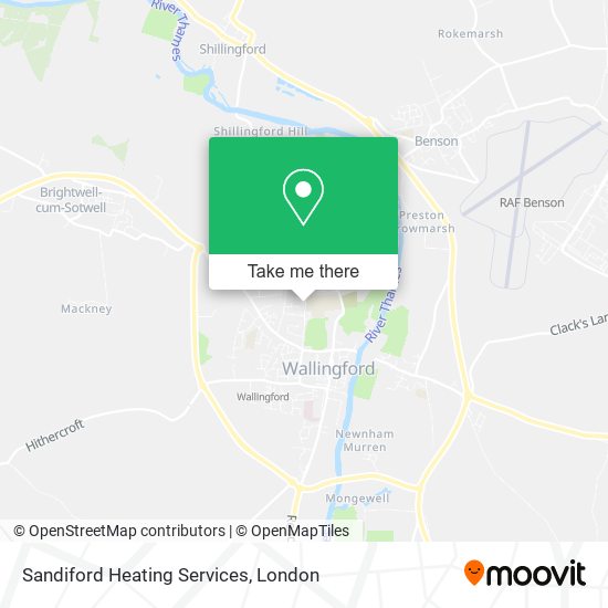 Sandiford Heating Services map