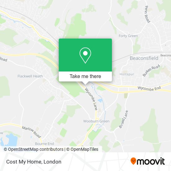 Cost My Home map