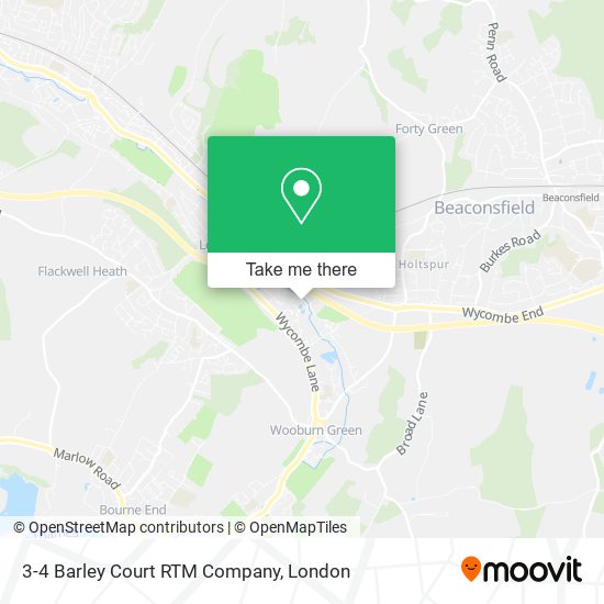 3-4 Barley Court RTM Company map