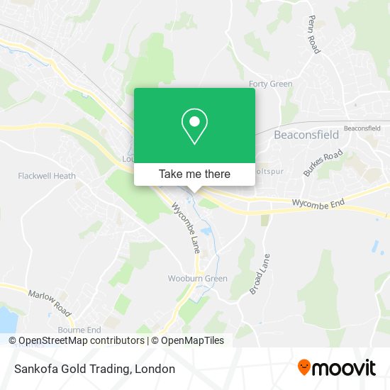 Sankofa Gold Trading map