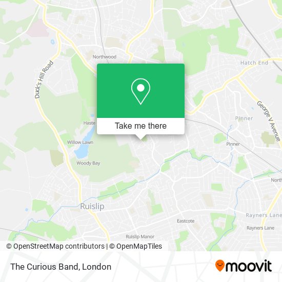 The Curious Band map